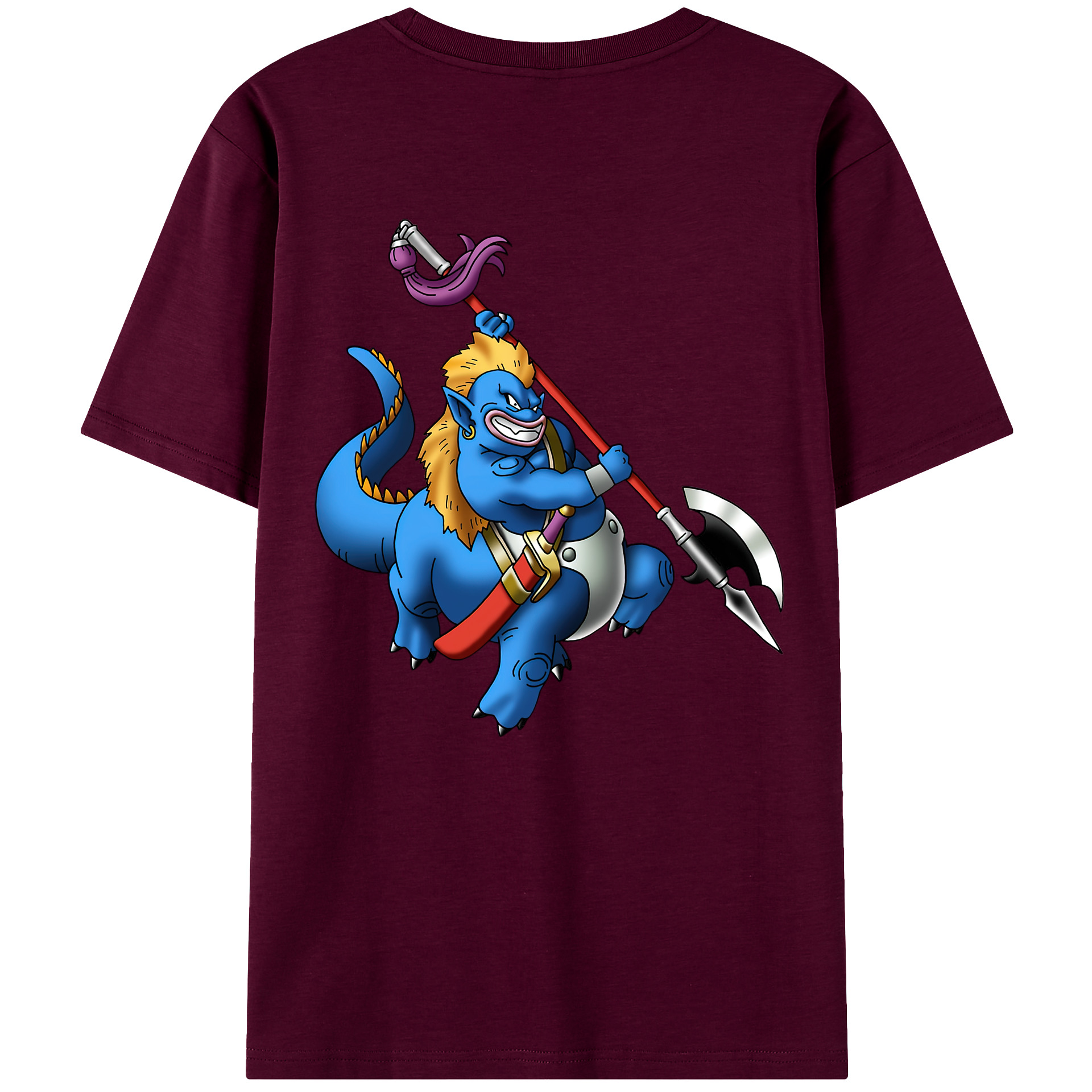 （画像用） ドラゴンクエスト Doragon Kuesuto Dragon Quest レディース半袖Tシャツ(バックプリント)